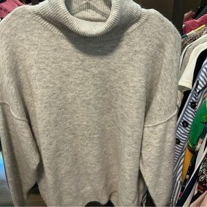 Vince Camuto Light Gray Turtleneck Sweater